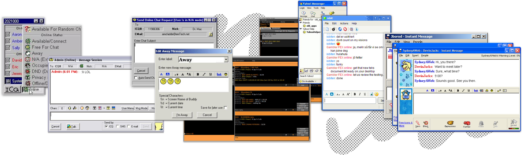 icq messenger history